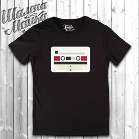 Прикольные футболки: Кассета Черная